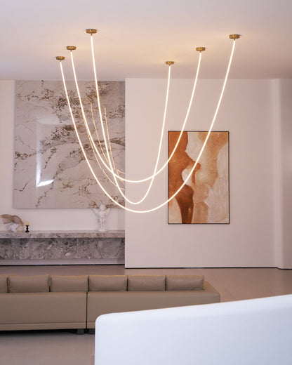 Flexible Linear Tube Pendant Light