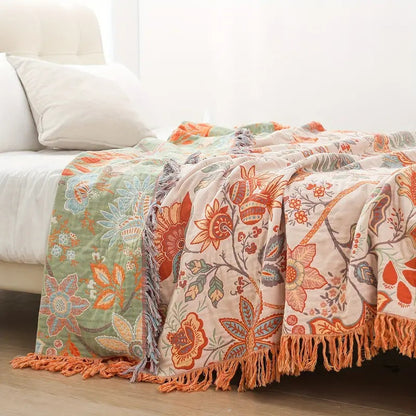 Floral Pattern Bedspread