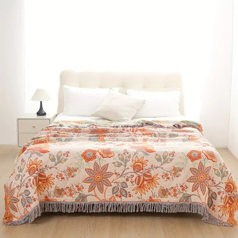 Floral Pattern Bedspread