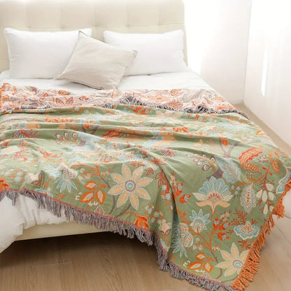 Floral Pattern Bedspread