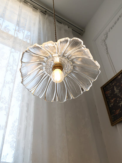 Glass Flower Pendant Lamp