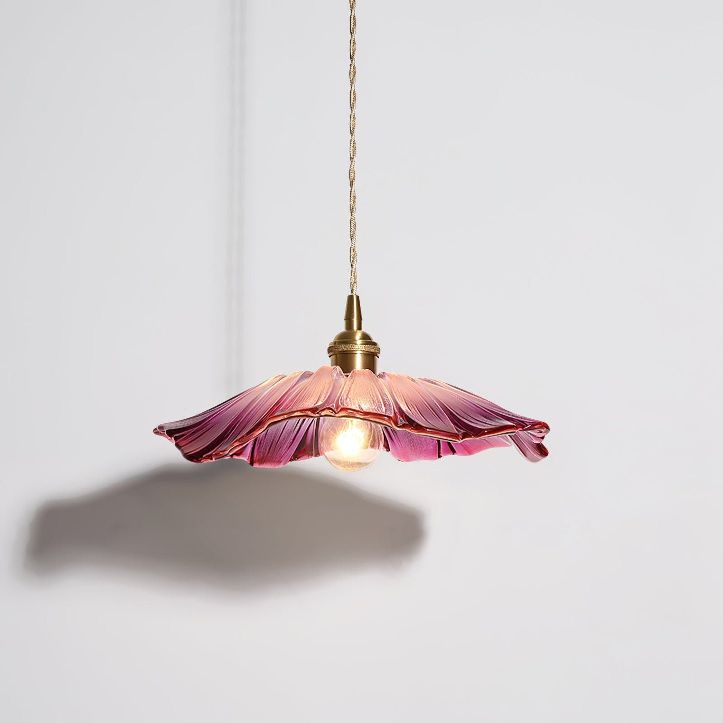 Glass Flower Pendant Lamp