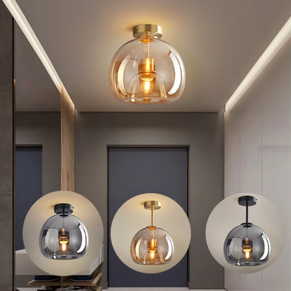 Glass Shade Pendant Ceiling Light