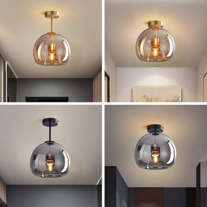 Glass Shade Pendant Ceiling Light