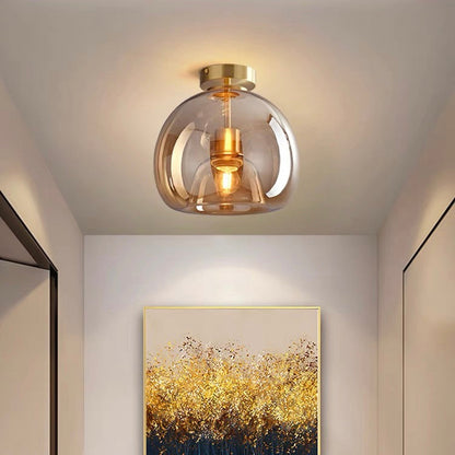 Glass Shade Pendant Ceiling Light