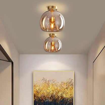 Glass Shade Pendant Ceiling Light