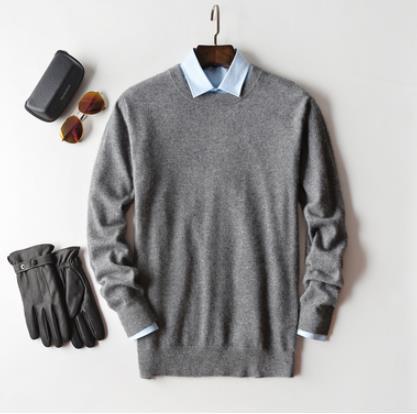 Men's V-Neck Long Sleeve Sweater