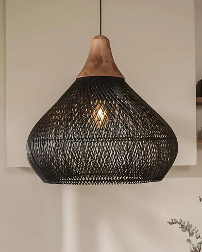 Curvy Basket Weave Ceiling Light