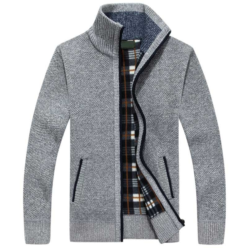 Textured Collared Zippered Pocketed Ribbed Jacket