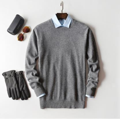 Men's V-Neck Long Sleeve Sweater