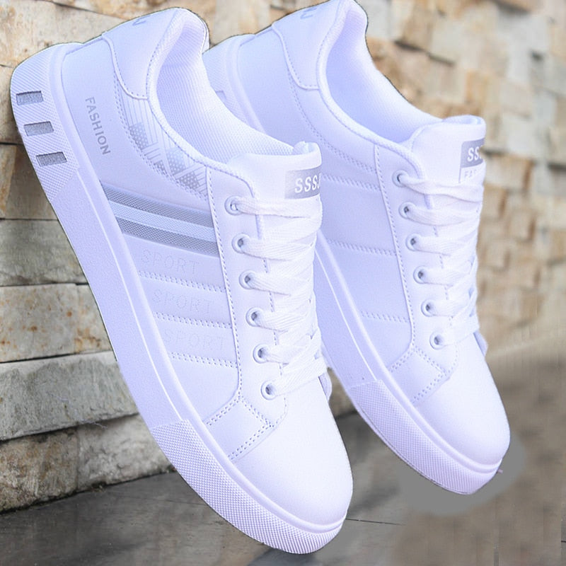 Men's Lace-Up Low-Top Casual Sneakers
