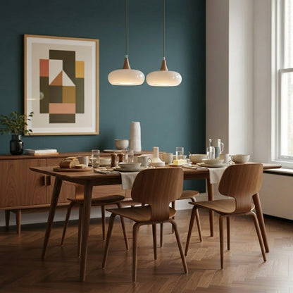 Oblate Spheroid Pendant Light