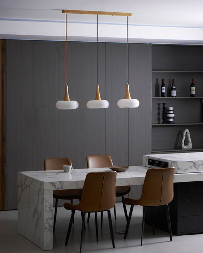 Oblate Spheroid Pendant Light