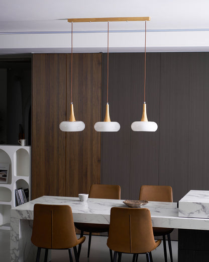 Oblate Spheroid Pendant Light