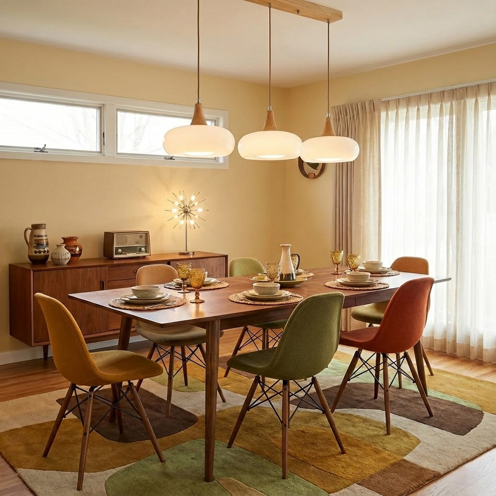 Oblate Spheroid Pendant Light