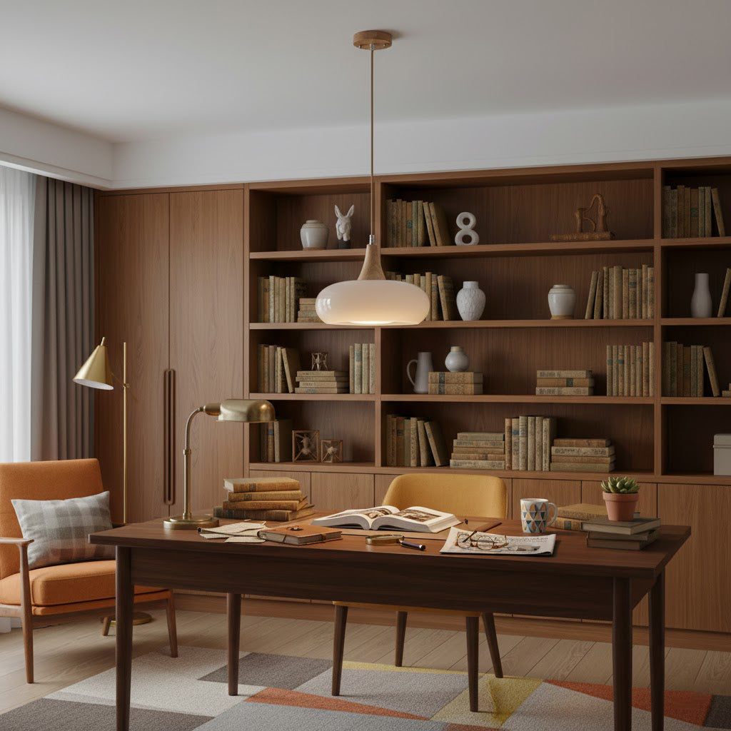 Oblate Spheroid Pendant Light