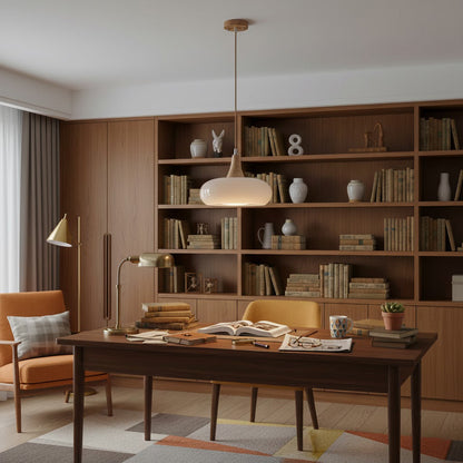 Oblate Spheroid Pendant Light