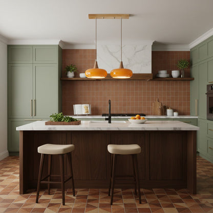 Oblate Spheroid Pendant Light