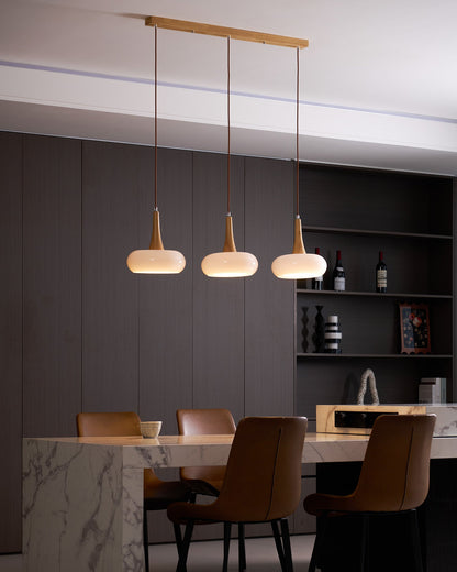 Oblate Spheroid Pendant Light