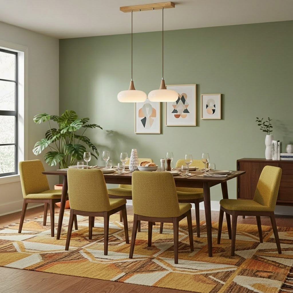 Oblate Spheroid Pendant Light