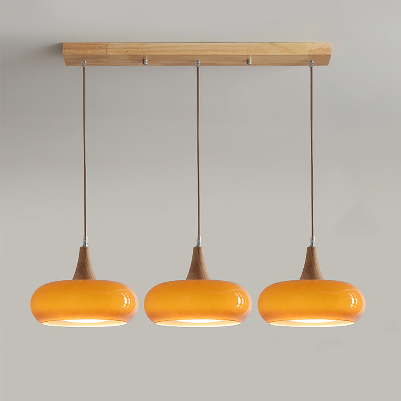 Oblate Spheroid Pendant Light