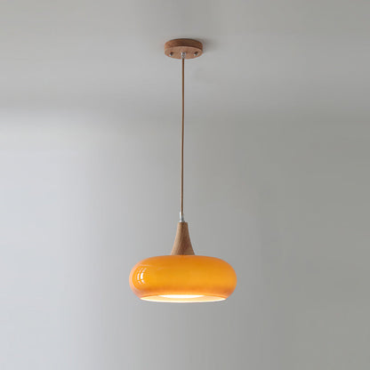 Oblate Spheroid Pendant Light