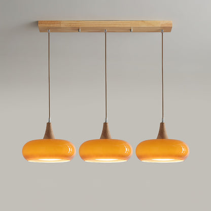Oblate Spheroid Pendant Light