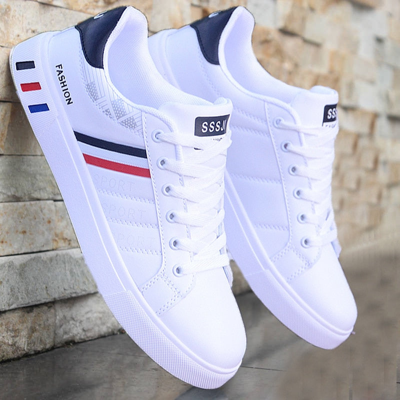 Men's Lace-Up Low-Top Casual Sneakers