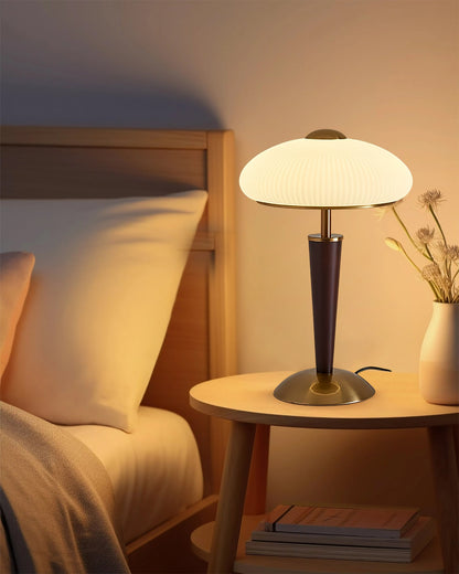 Table Lamp with Umbrella Shade