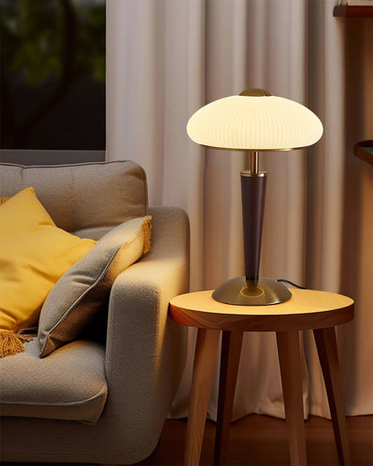 Table Lamp with Umbrella Shade