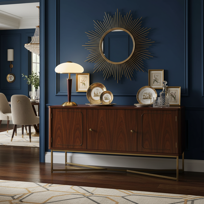 Table Lamp with Umbrella Shade