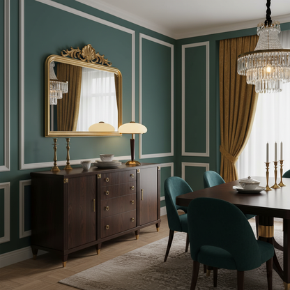 Table Lamp with Umbrella Shade