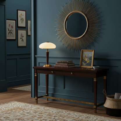 Table Lamp with Umbrella Shade