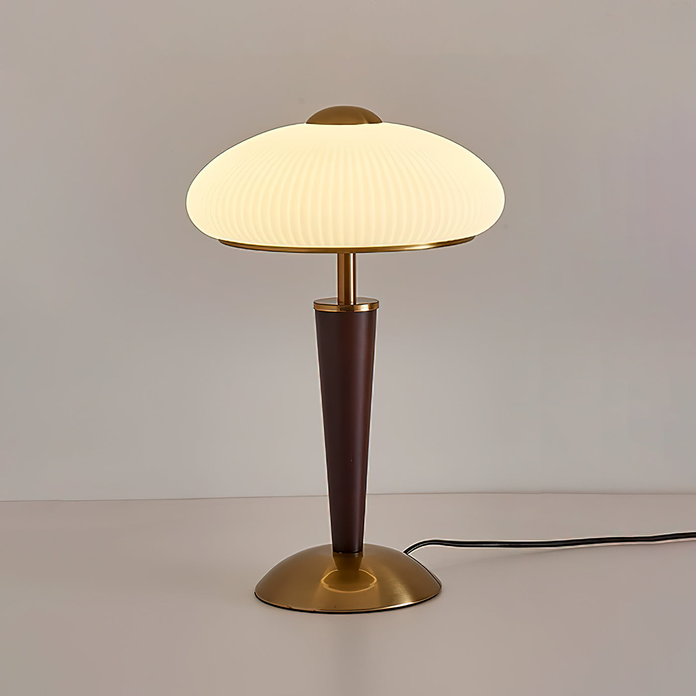 Table Lamp with Umbrella Shade