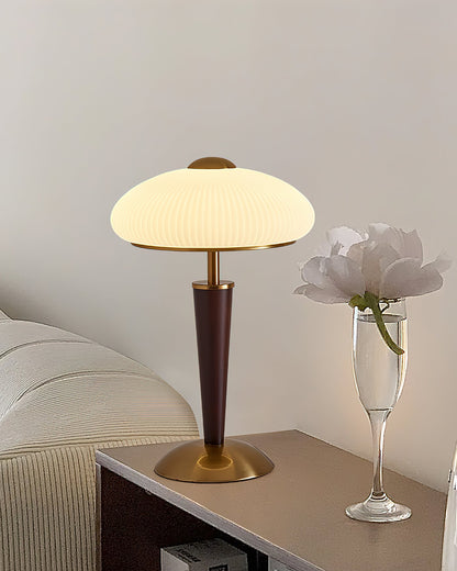 Table Lamp with Umbrella Shade