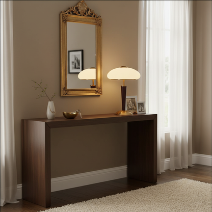 Table Lamp with Umbrella Shade