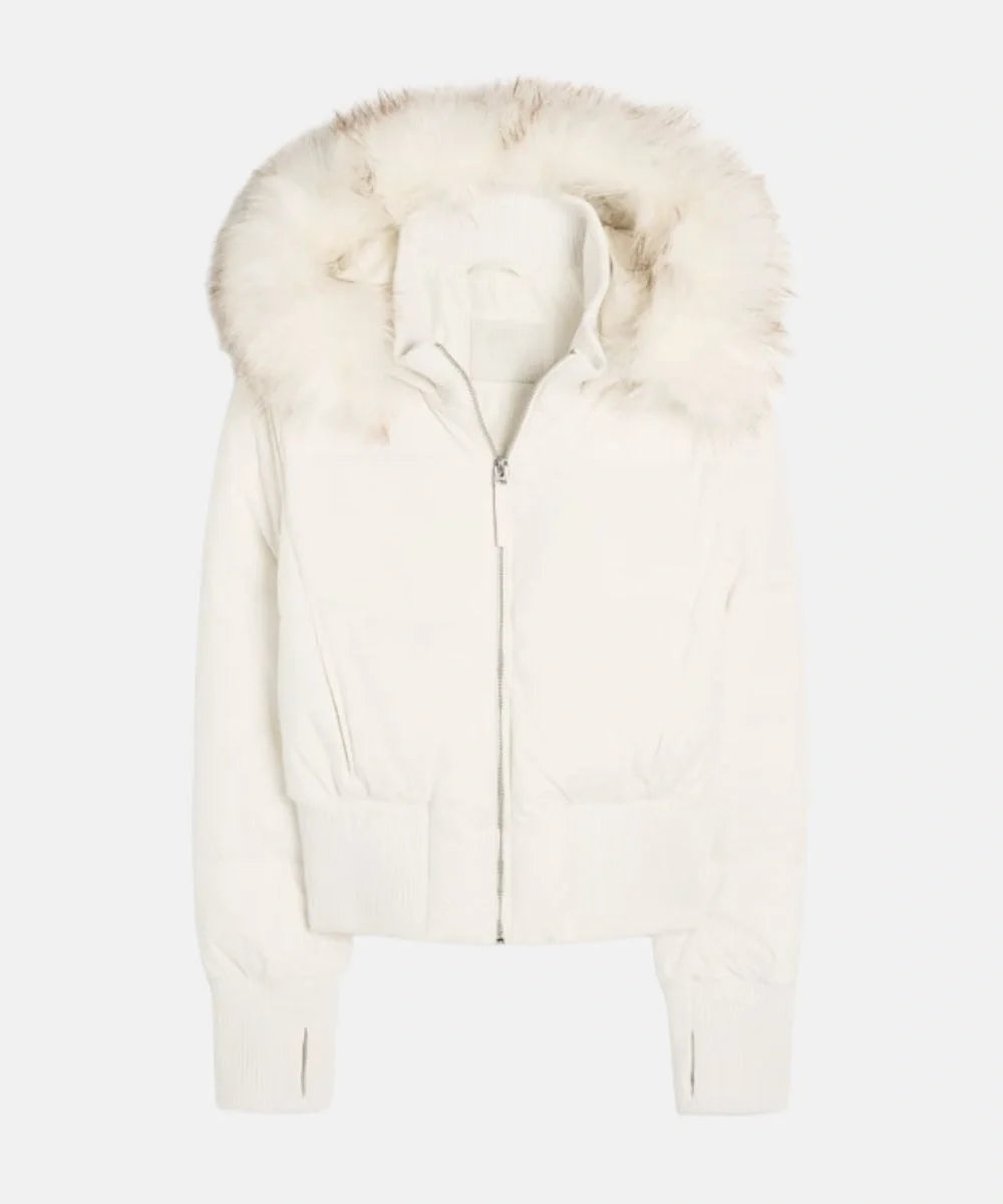 Hooded Quilted Puffer Jacket For Women
