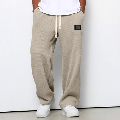Drawstring Straight Trousers