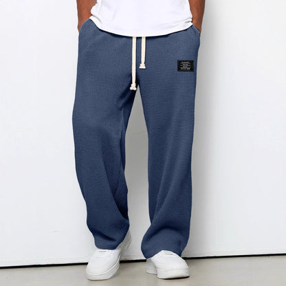 Drawstring Straight Trousers