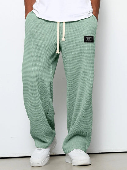 Drawstring Straight Trousers