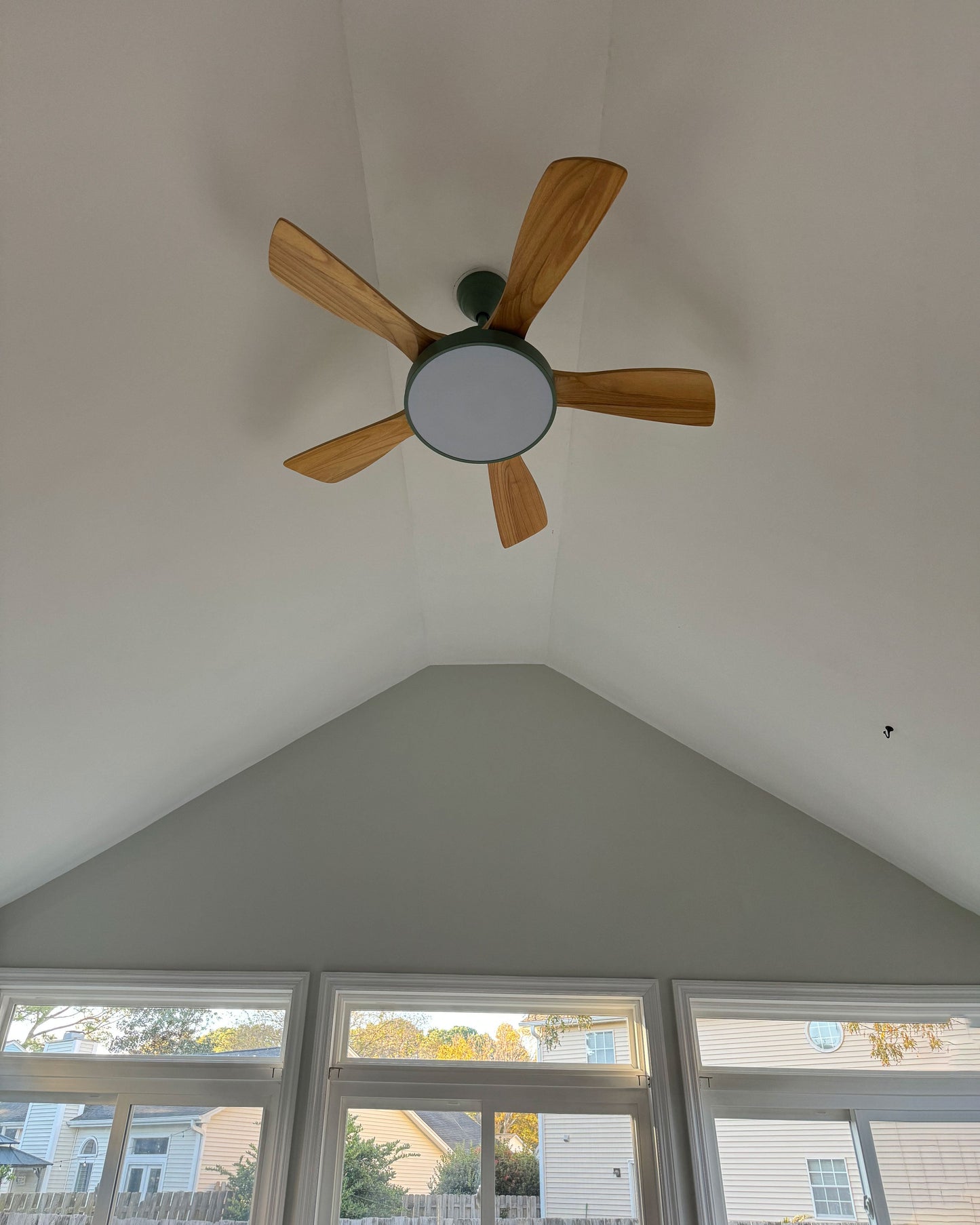 LED Ceiling Light with Reversible Fan
