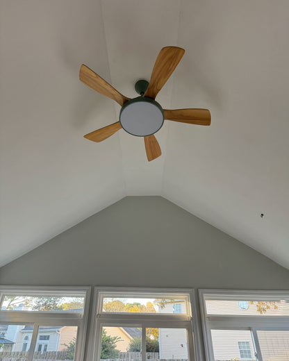 LED Ceiling Light with Reversible Fan