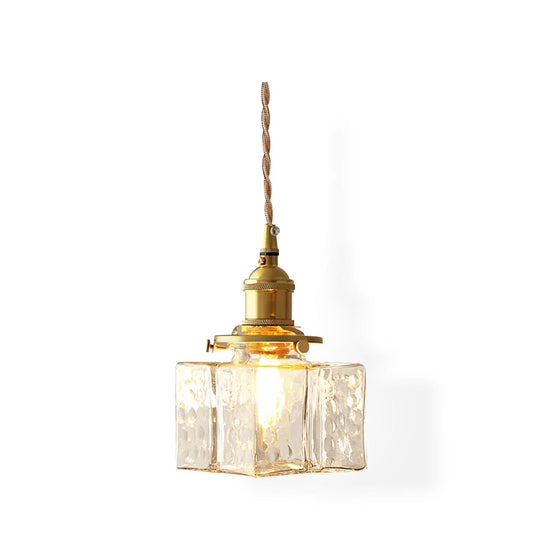 Translucent Cuboid Housings Pendant Light