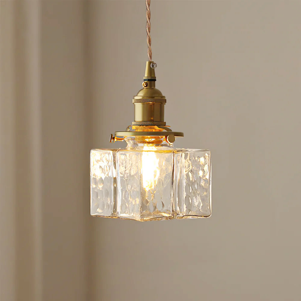 Translucent Cuboid Housings Pendant Light