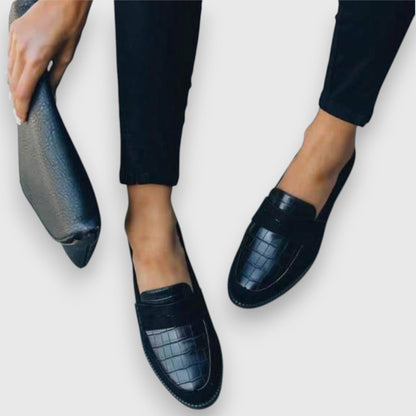 Women's Paneled Slip On Loafers