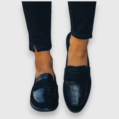 Women's Paneled Slip On Loafers