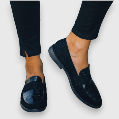 Women's Paneled Slip On Loafers