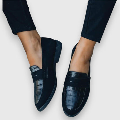 Women's Paneled Slip On Loafers