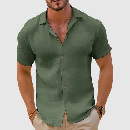 Loose Fit Turn-Down Collar Shirt