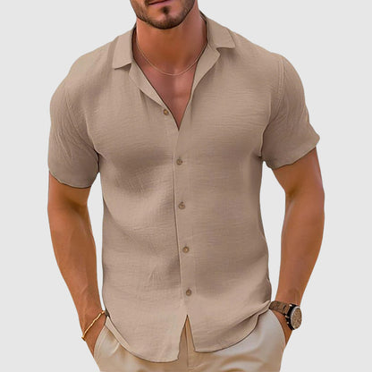 Loose Fit Turn-Down Collar Shirt